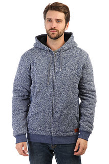 Толстовка утепленная Quiksilver Kellersherpa Medieval Blue Heathe