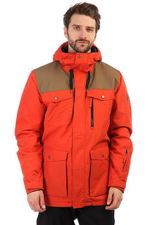 Куртка утепленная Quiksilver Raft Ketchup Red