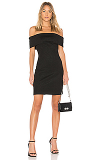 Блестящее платье off shoulder - Halston Heritage