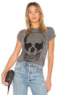 Футболка capri vintage skull - Lauren Moshi