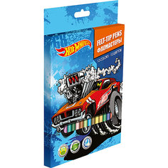 Фломастеры 12 шт, Hot Wheels Академия групп