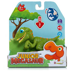 Игрушка Динозавр, открывает пасть, зеленый, Junior Megasaur