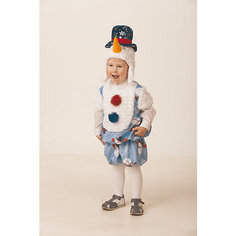 Карнавальный костюм "Снеговичок Снежник " Jeanees для мальчика