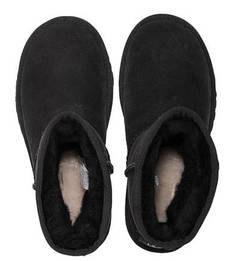 Черные теплые полусапоги UGG Australia