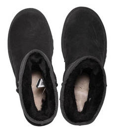 Черные замшевые зимние сапоги UGG Australia