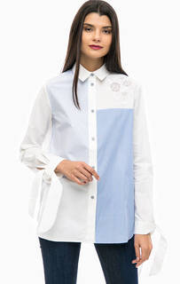 Хлопковая рубашка свободного кроя Desigual