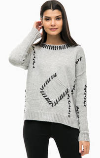 Джемпер из хлопка с добавлением шерсти Desigual