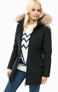 Приталенный пуховик со съемным капюшоном Bomboogie