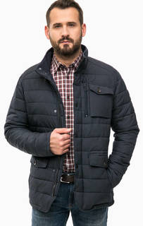 Синяя демисезонная куртка с карманами Lerros