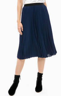 Расклешенная синяя юбка Pennyblack