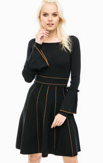 Трикотажное платье с расклешенной юбкой Pennyblack