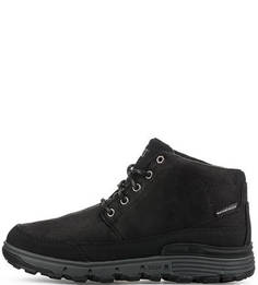 Черные ботинки из нубука Caterpillar