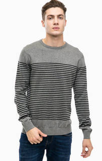 Хлопковый джемпер в полоску S.Oliver