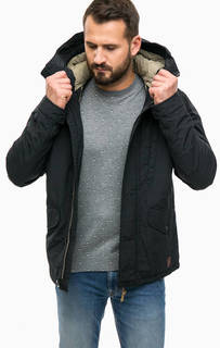 Хлопковая куртка с капюшоном и карманами Jack & Jones