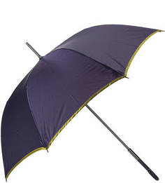 Фиолетовый зонт-трость с золотистой каймой Zest