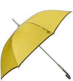 Золотистый зонт-трость с контрастной каймой Zest