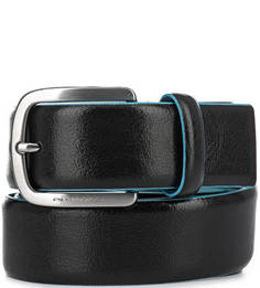 Кожаный ремень с яркой отделкой Piquadro