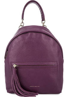 Фиолетовый рюкзак из натуральной кожи Coccinelle