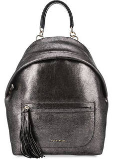 Серебристый рюкзак с карманом Coccinelle