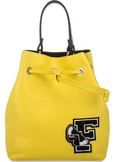 Маленькая кожаная сумка на кулиске Furla