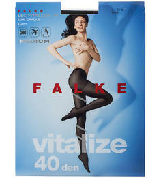Черные компрессионные колготки Falke
