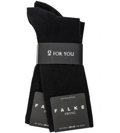 Комплект из двух пар черных носков Falke