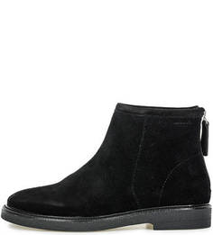 Утепленные замшевые полусапоги Vagabond