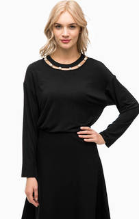 Тонкий трикотажный джемпер черного цвета Marciano Guess