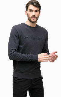 Хлопковый свитшот с принтом Calvin Klein Jeans