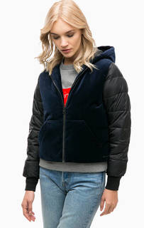 Демисезонная короткая куртка с капюшоном Calvin Klein Jeans
