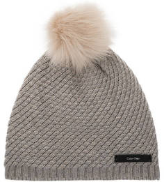 Вязаная шапка с помпоном Calvin Klein Jeans