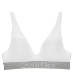 Белый бюстгальтер с широкой резинкой Calvin Klein