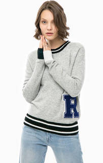 Серый джемпер с нашивкой Replay