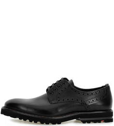 Черные кожаные ботинки на шнуровке Lloyd