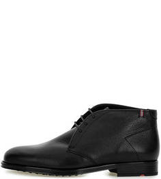 Черные кожаные ботинки на шнуровке Lloyd