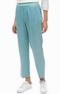 Синие укороченные брюки Stefanel