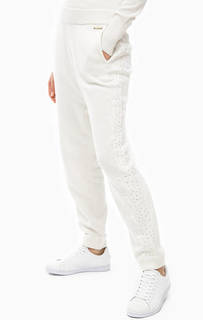 Брюки из вискозы с отделкой стразами Patrizia Pepe