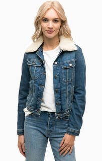 Утепленная куртка из денима Lee