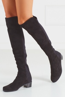 Замшевые ботфорты Stuart Weitzman