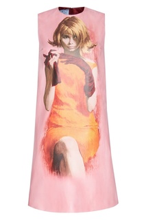 Хлопковое платье Prada
