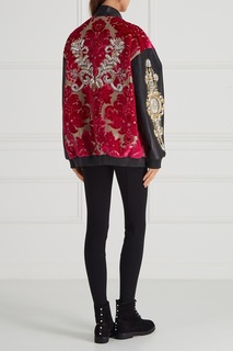 Жаккардовая куртка с кристаллами Fausto Puglisi