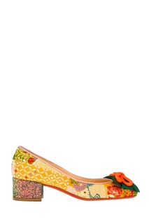 Жаккардовые туфли Dolly Dola 35 Christian Louboutin