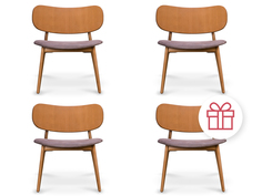 Комплект из 4 стульев "Xavier Lounge" My Furnish