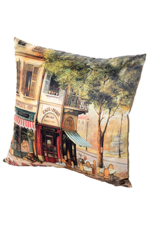 Подушка Парижское Кафе GiftnHome