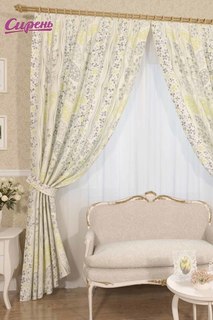 Шторы "Флюида" Сирень