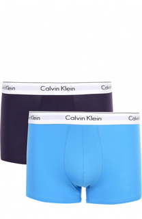 Комплект из двух хлопковых боксеров с широкой резинкой Calvin Klein Underwear