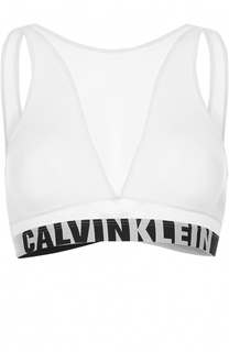 Бюстгальтер перфорированными вставками Calvin Klein Underwear