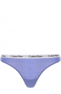 Хлопковые трусы с логотипом бренда Calvin Klein Underwear