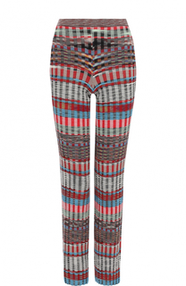 Шерстяные брюки прямого кроя с принтом Missoni