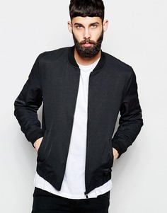 Черная легкая куртка‑пилот River Island - Черный